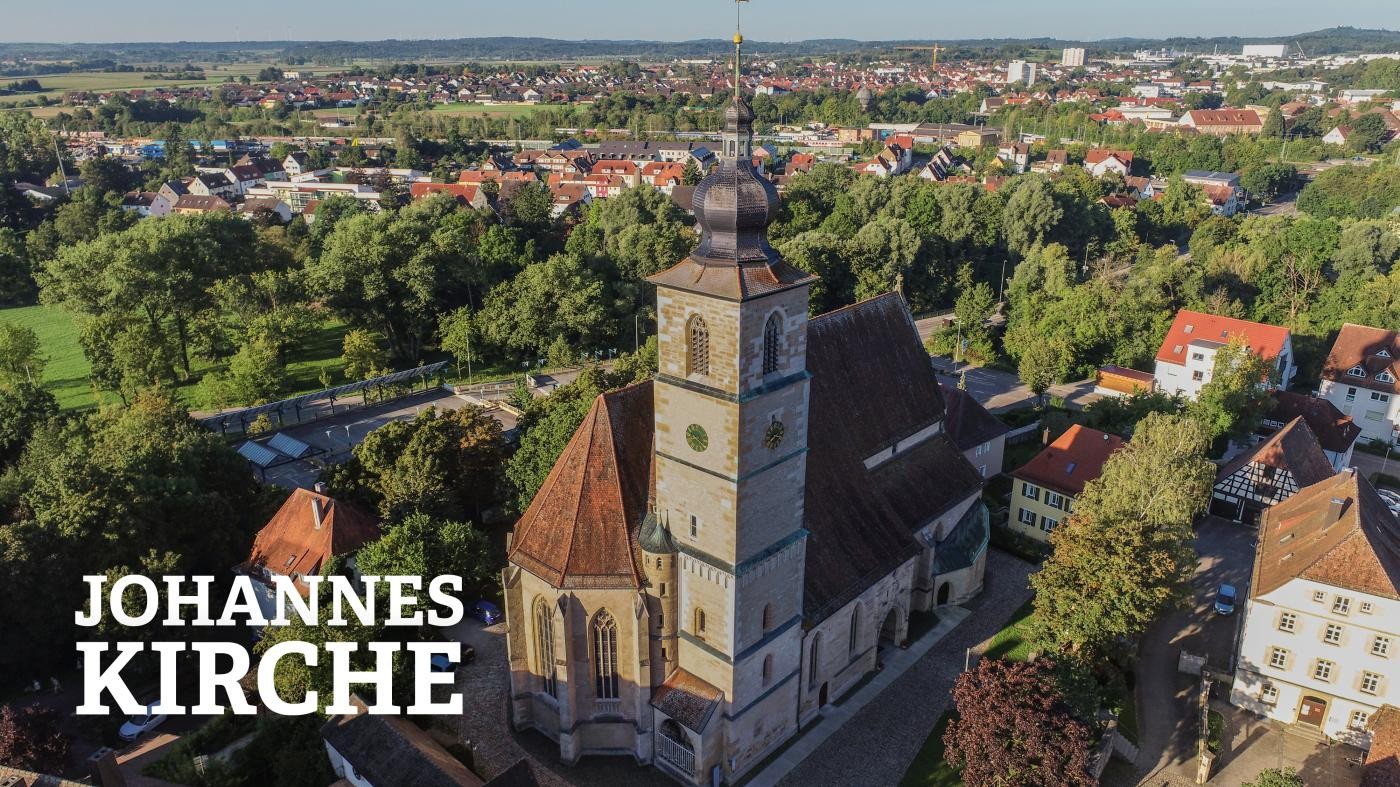 Luftaufnahme der Johanneskirche
