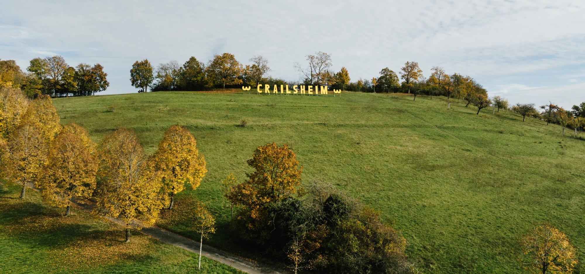 Crailsheim-Schriftzug auf dem Kreckelberg