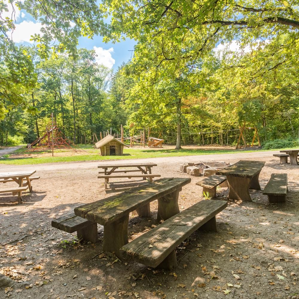 Luftaufnahme auf die Villa auf dem Kreckelberg